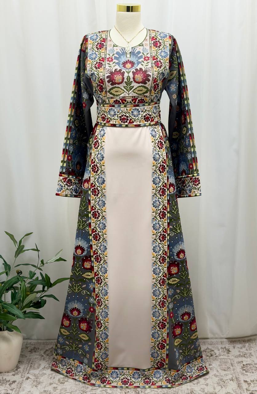 Palestinian Bloom Tatreez Thobe