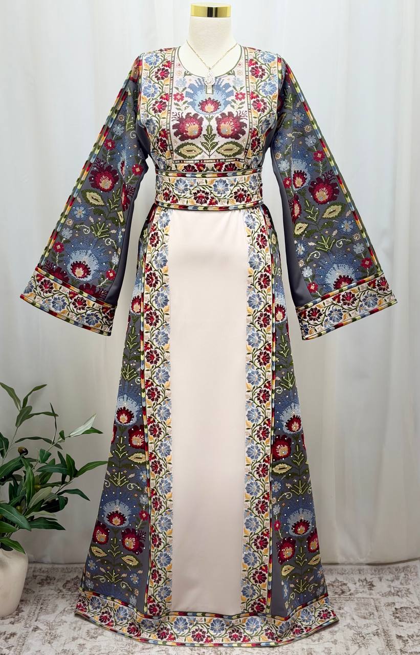 Palestinian Bloom Tatreez Thobe