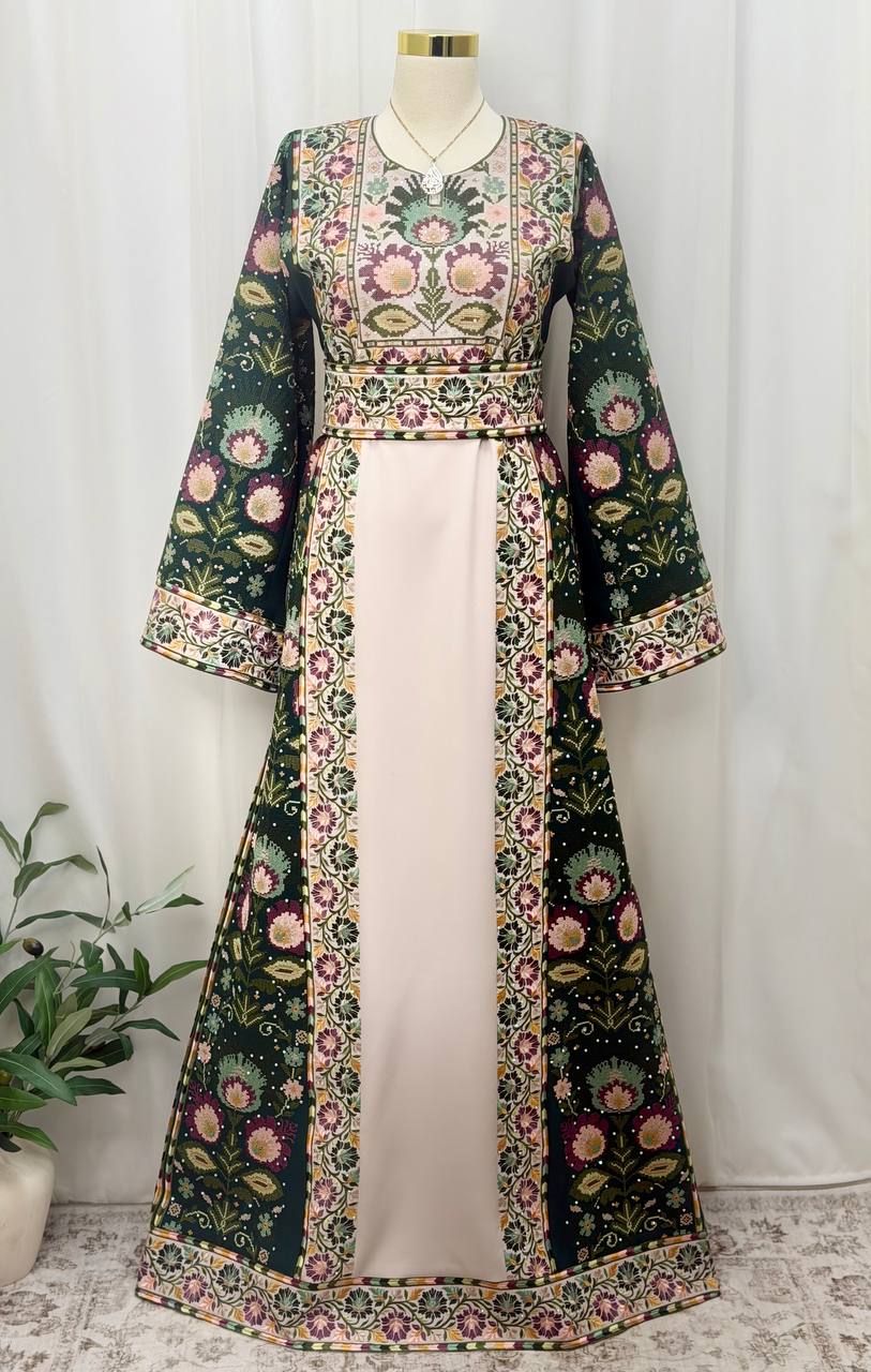 Palestinian Bloom Tatreez Thobe