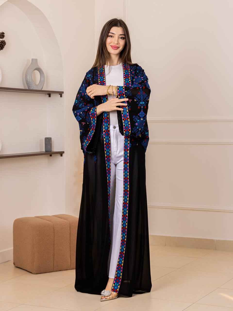 Layan Embroidered Heritage Bisht