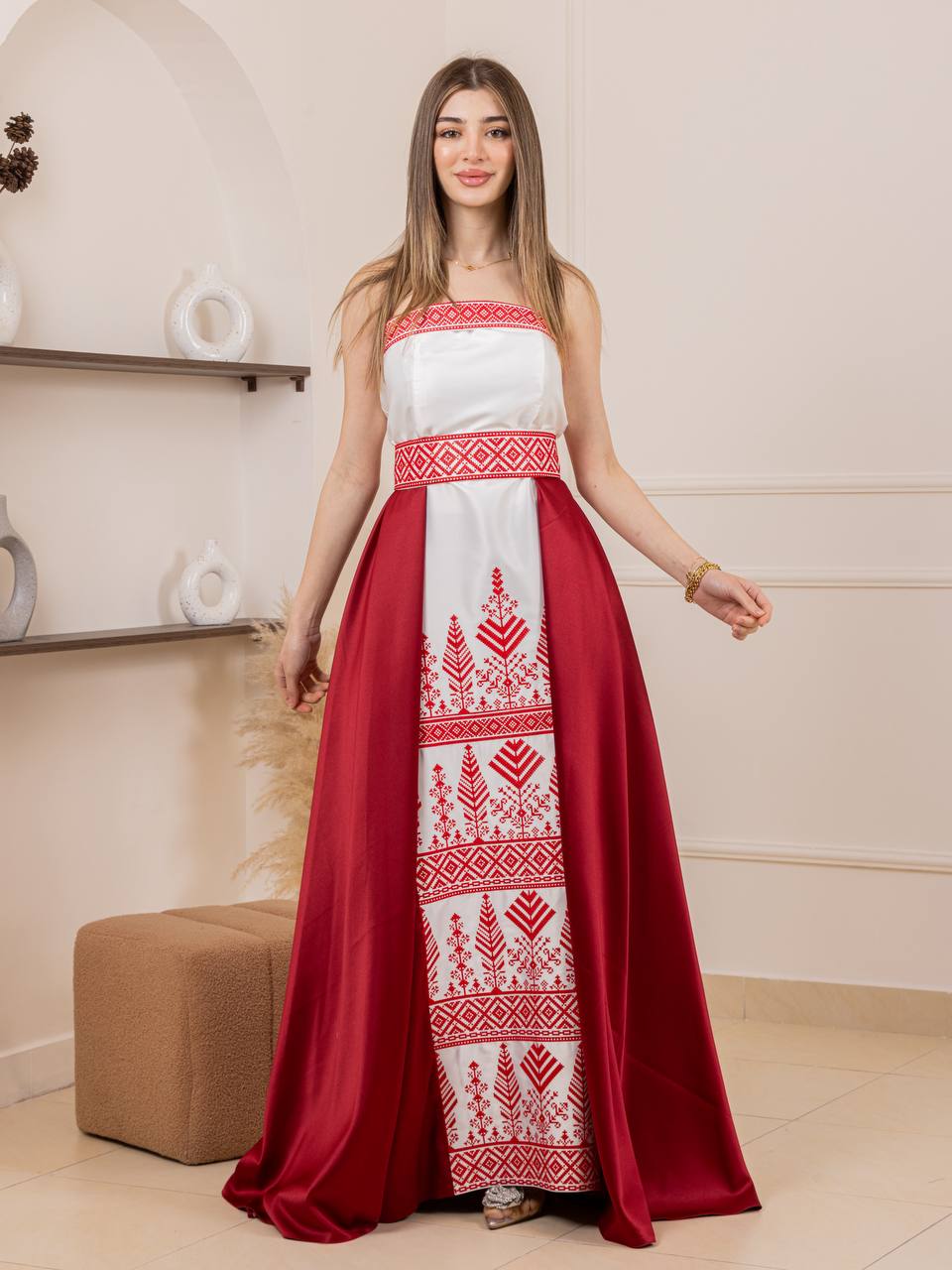 Modern Embroidered Dress