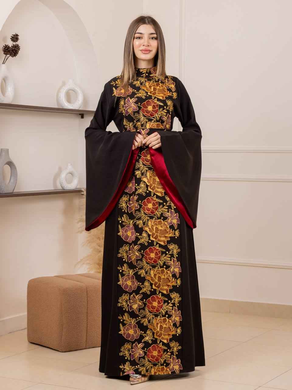 Jumana Embroidered Maxi Dress