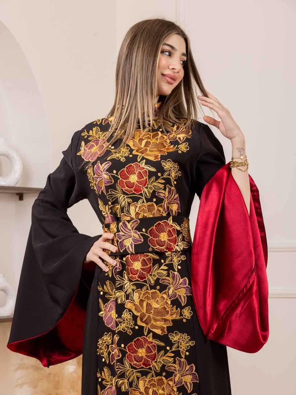 Jumana Embroidered Maxi Dress