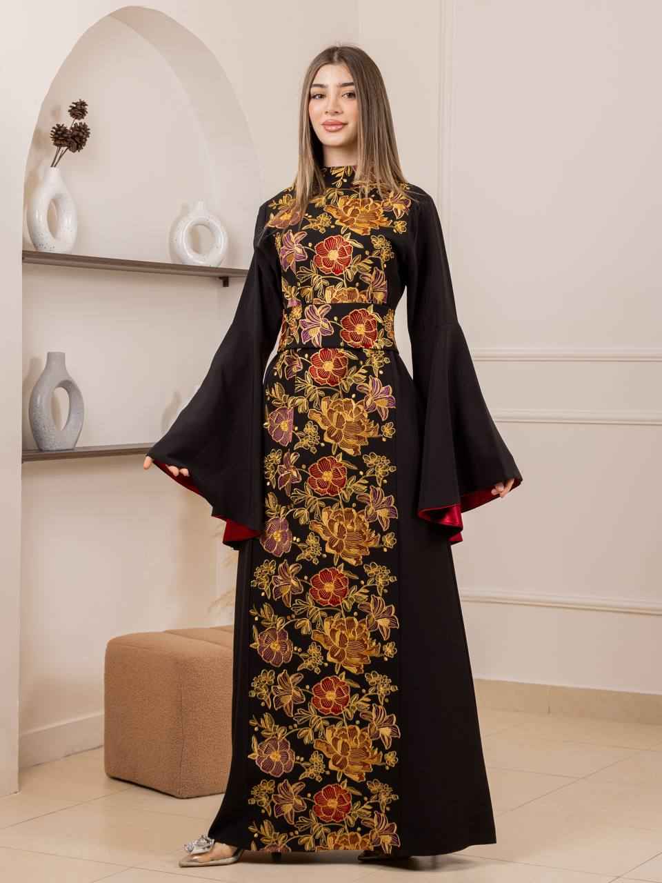 Jumana Embroidered Maxi Dress