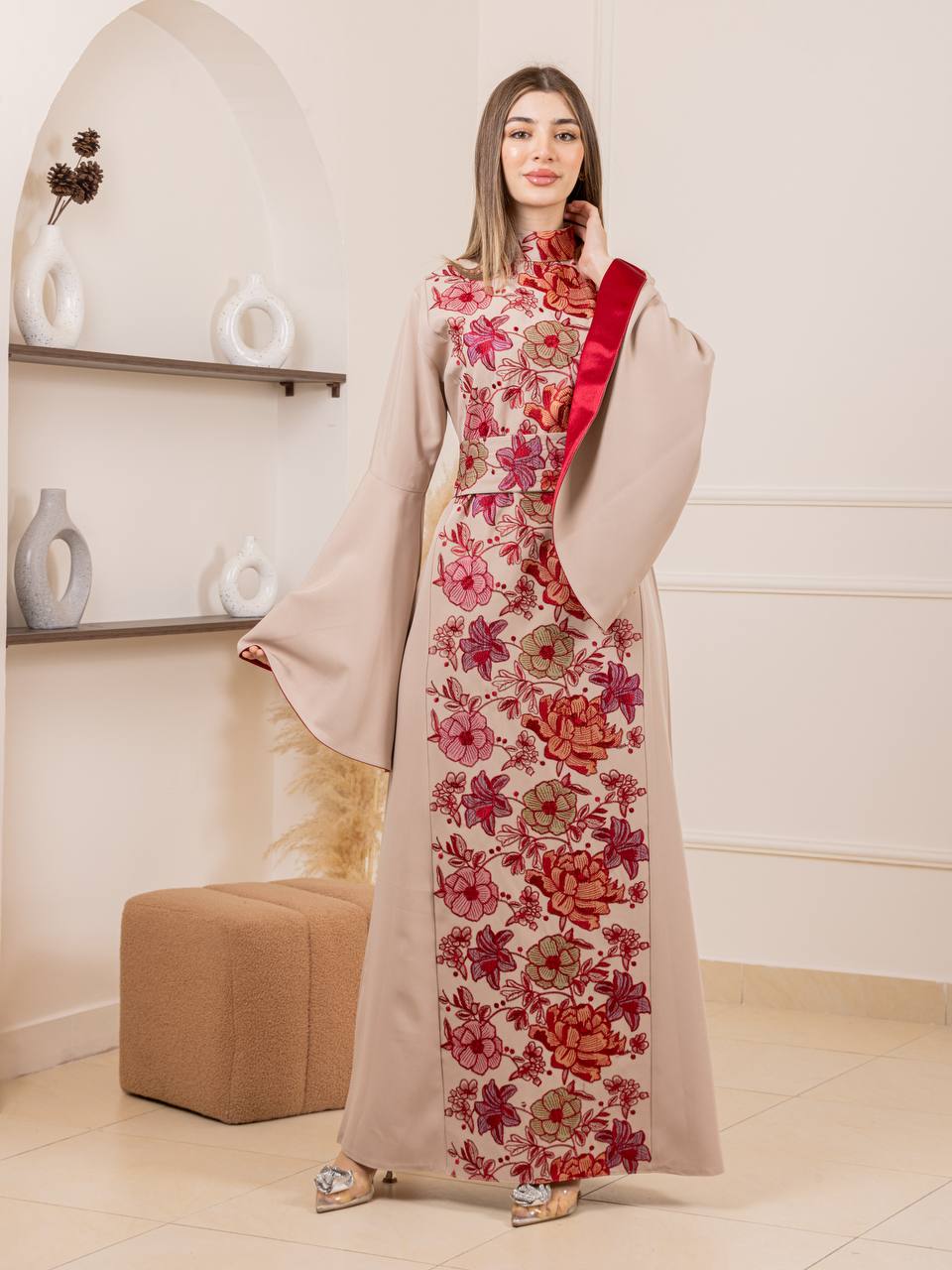 Jumana Embroidered Maxi Dress
