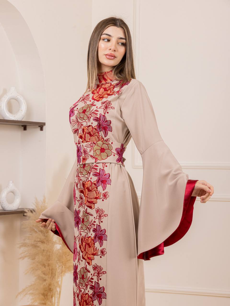 Jumana Embroidered Maxi Dress