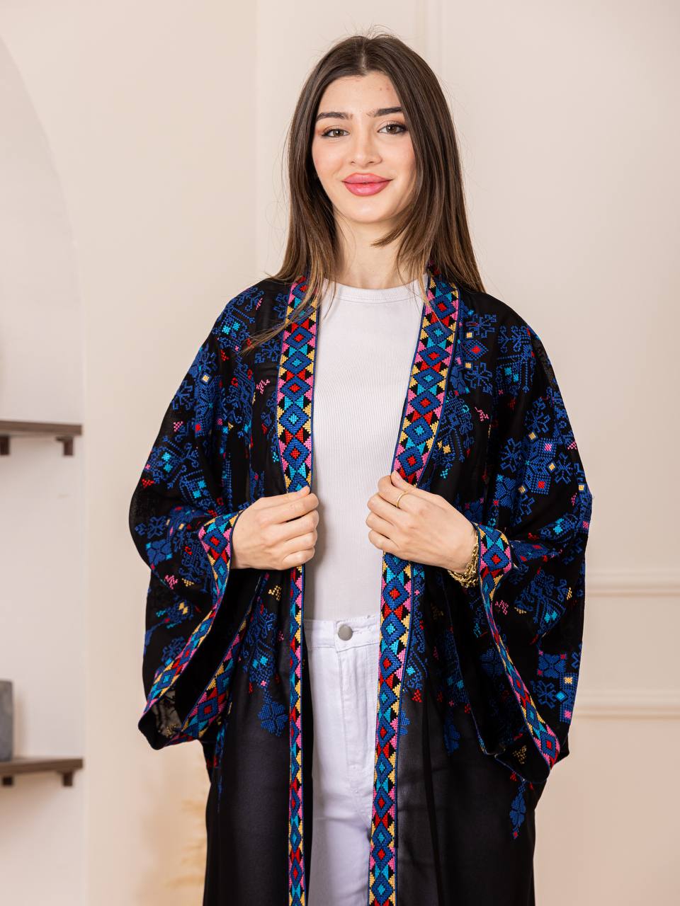 Layan Embroidered Heritage Bisht