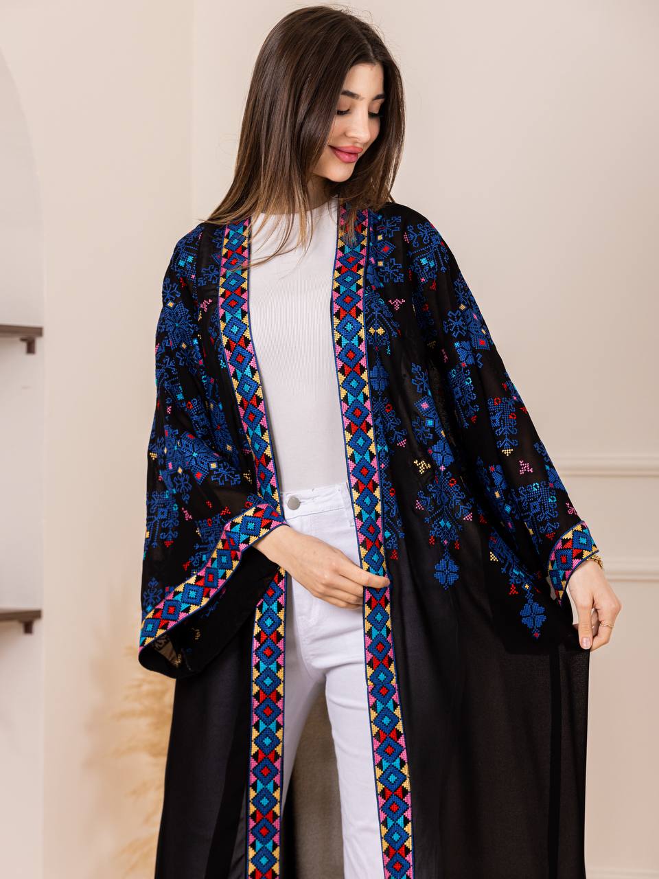 Layan Embroidered Heritage Bisht