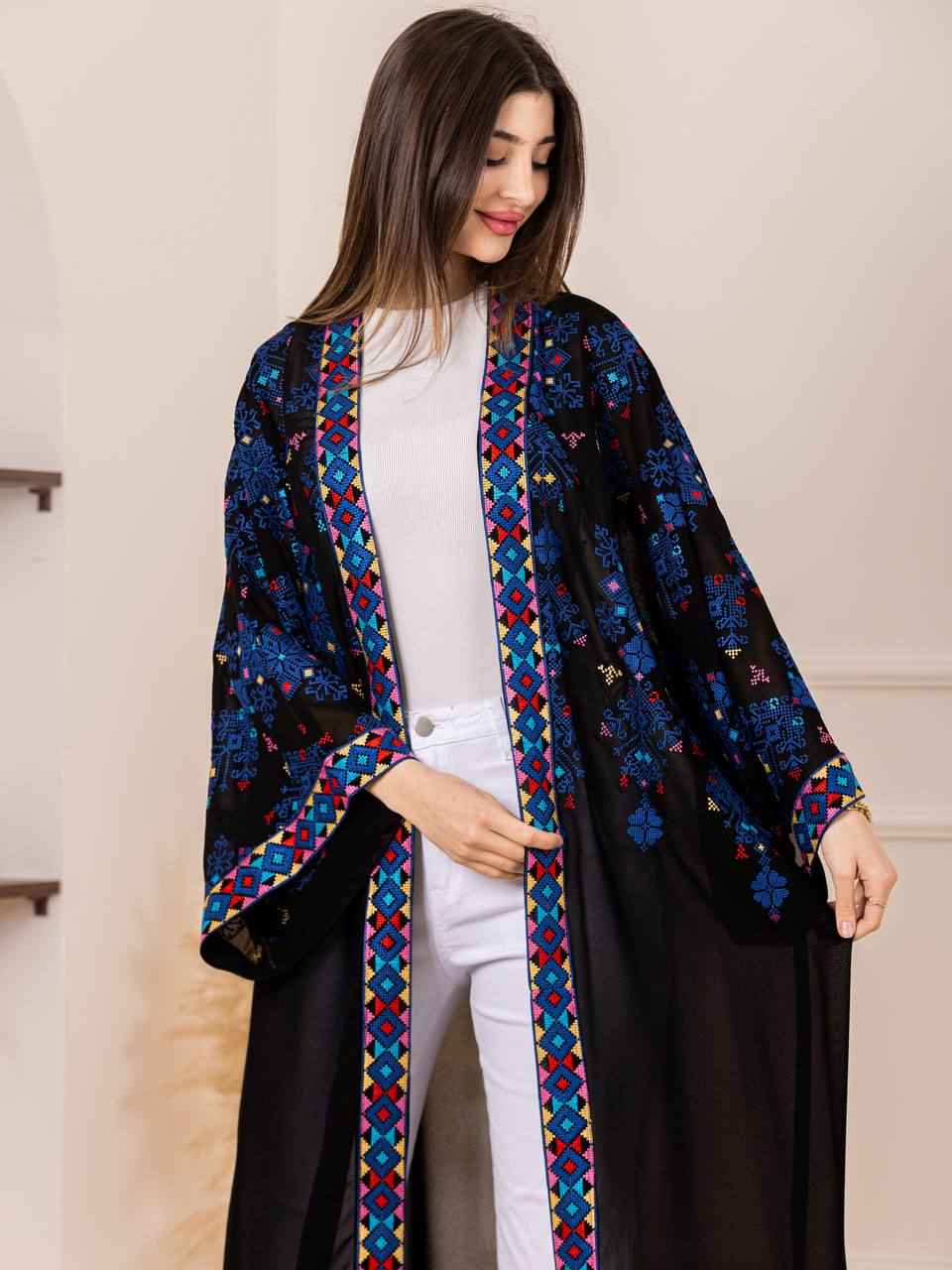Layan Embroidered Heritage Bisht