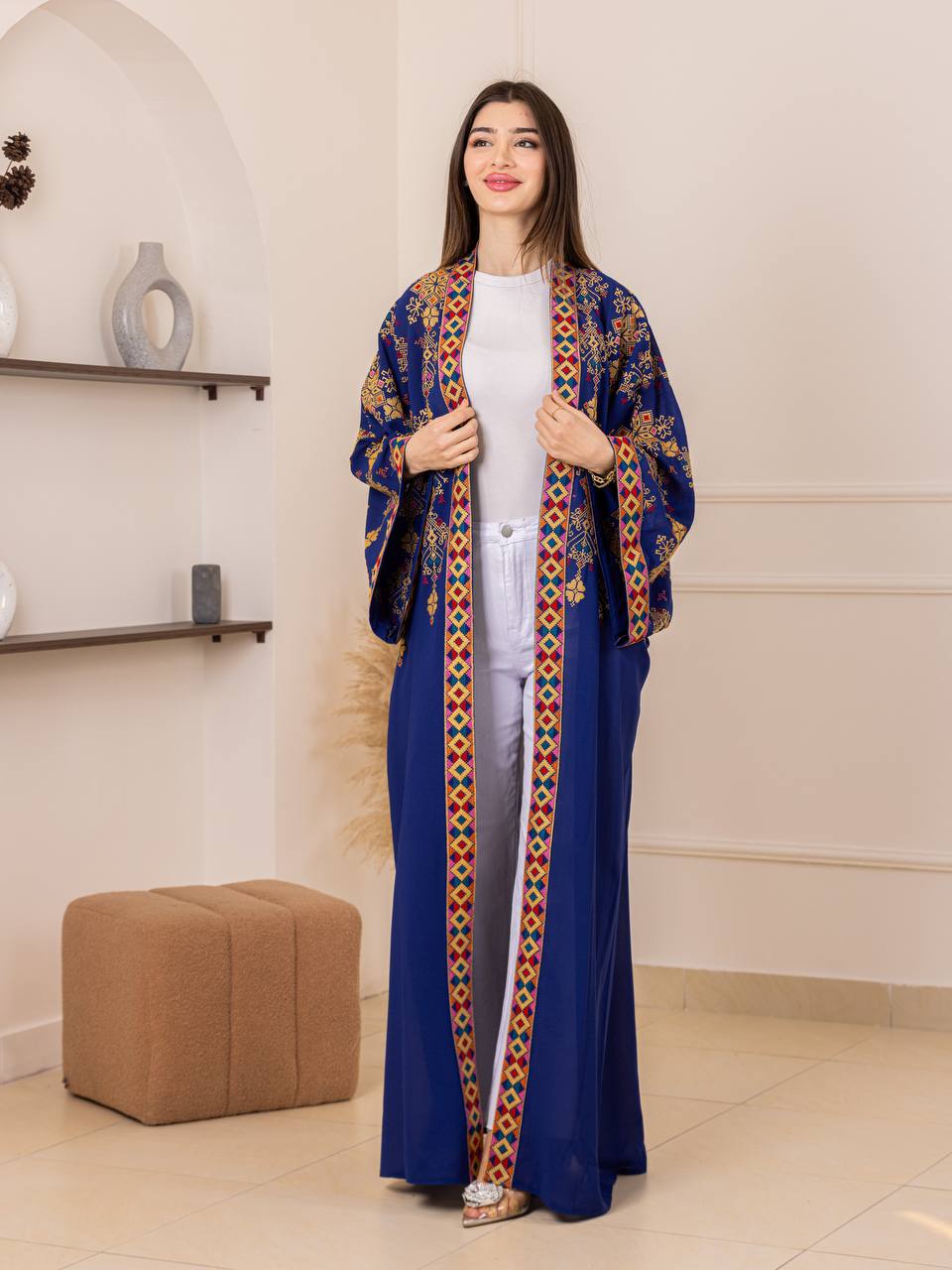 Layan Embroidered Heritage Bisht