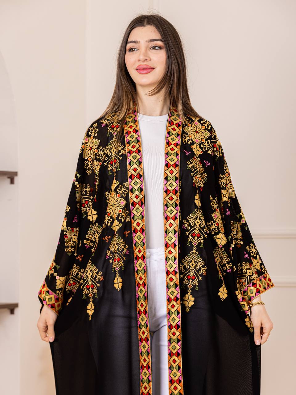 Layan Embroidered Heritage Bisht