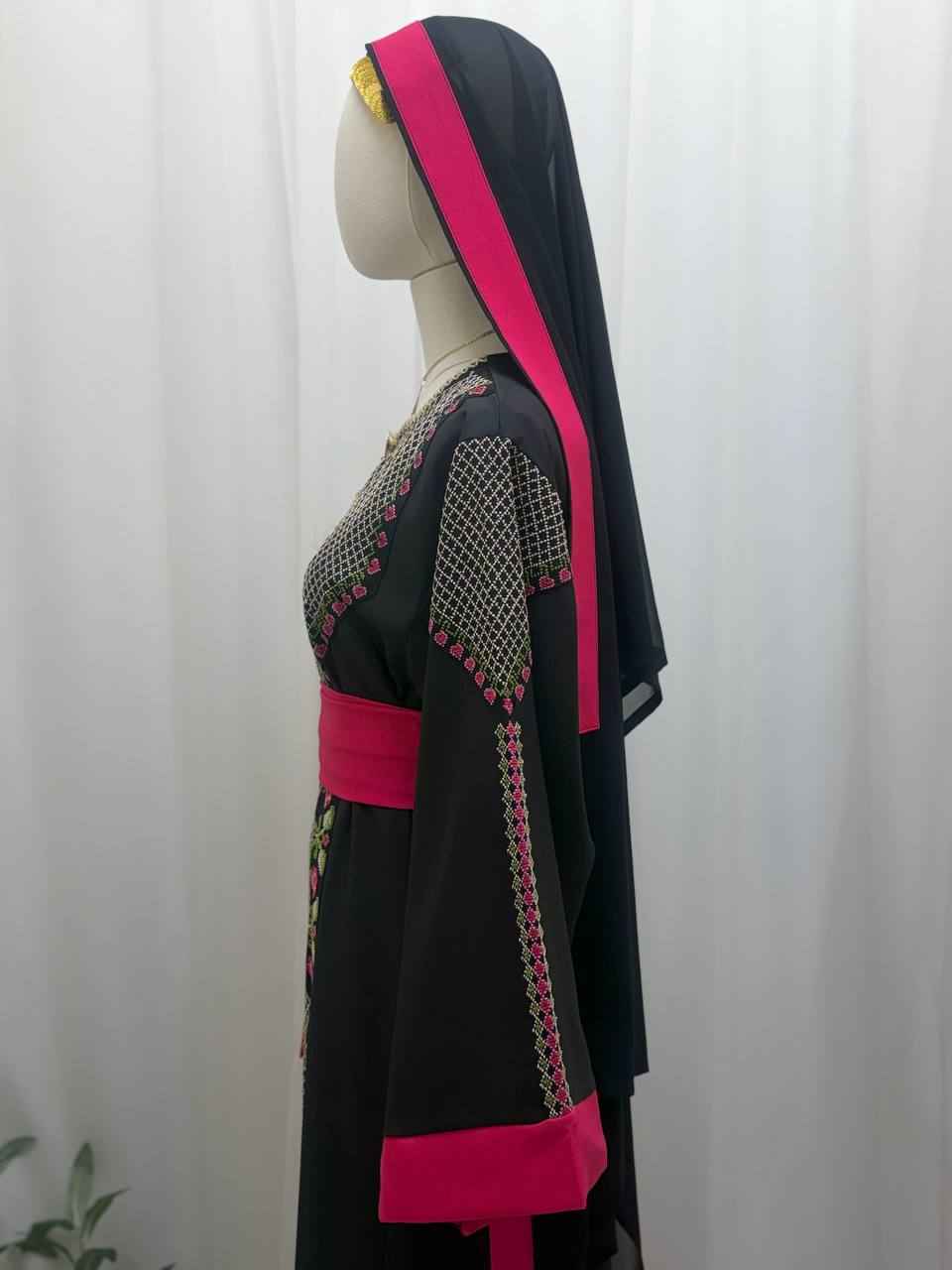 Hanouneh Heritage Thobe – Hand Embroidered