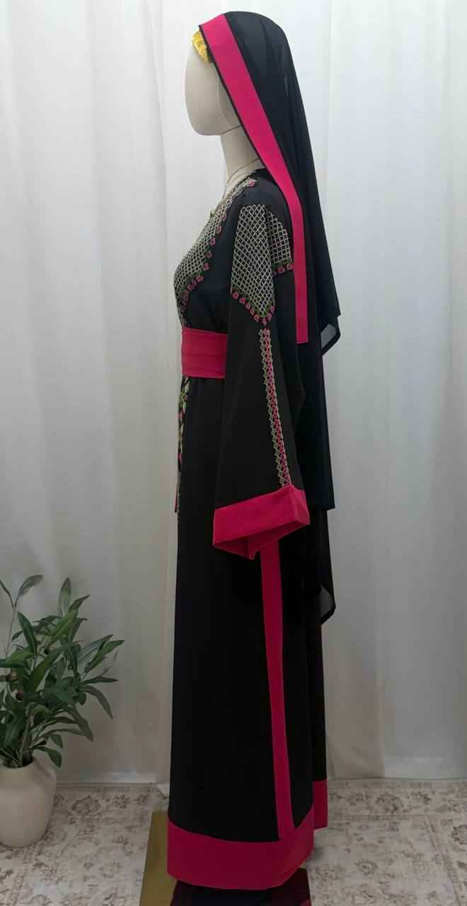 Hanouneh Heritage Thobe – Hand Embroidered