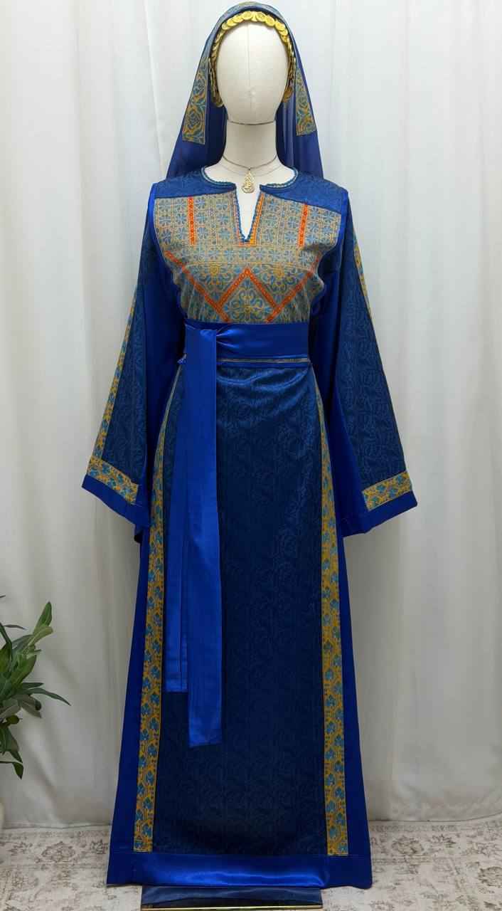 Hand-Embroidered Ghabani Heritage Thobe