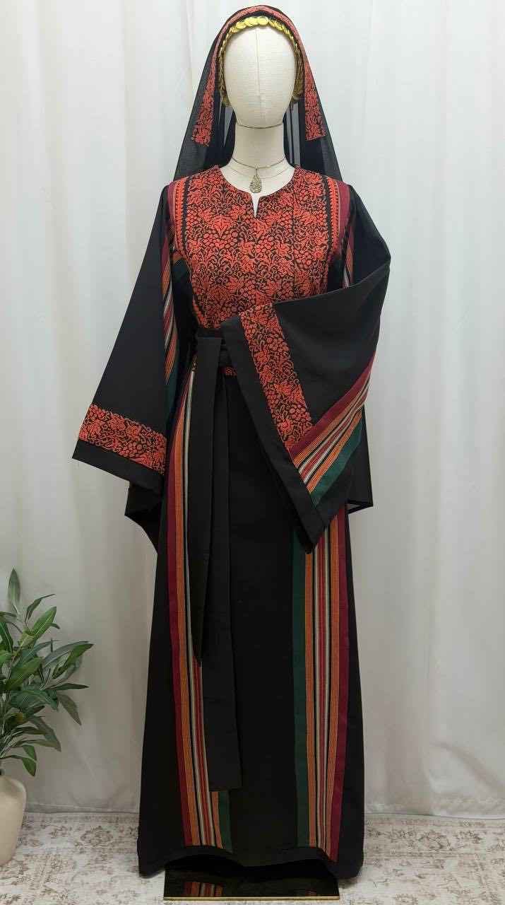 Thobe Qutouf Al-Karmel Hand Stitched