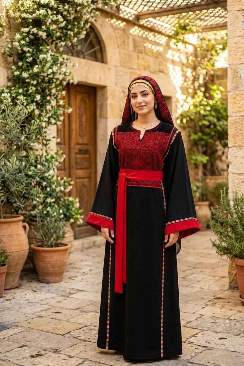 Thobe Al-Yaqout Al-Ahmar (The Red Ruby Thobe)