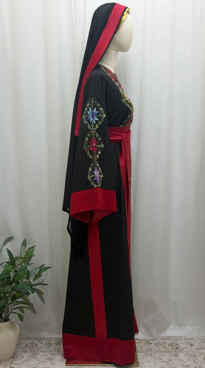 Rawabi Al-Quds Hand-Embroidered Thobe