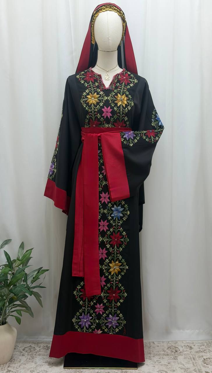 Rawabi Al-Quds Hand-Embroidered Thobe
