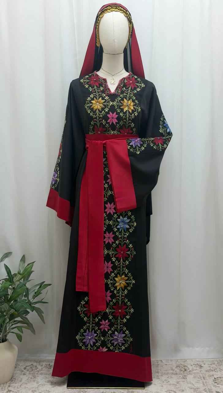Rawabi Al-Quds Hand-Embroidered Thobe