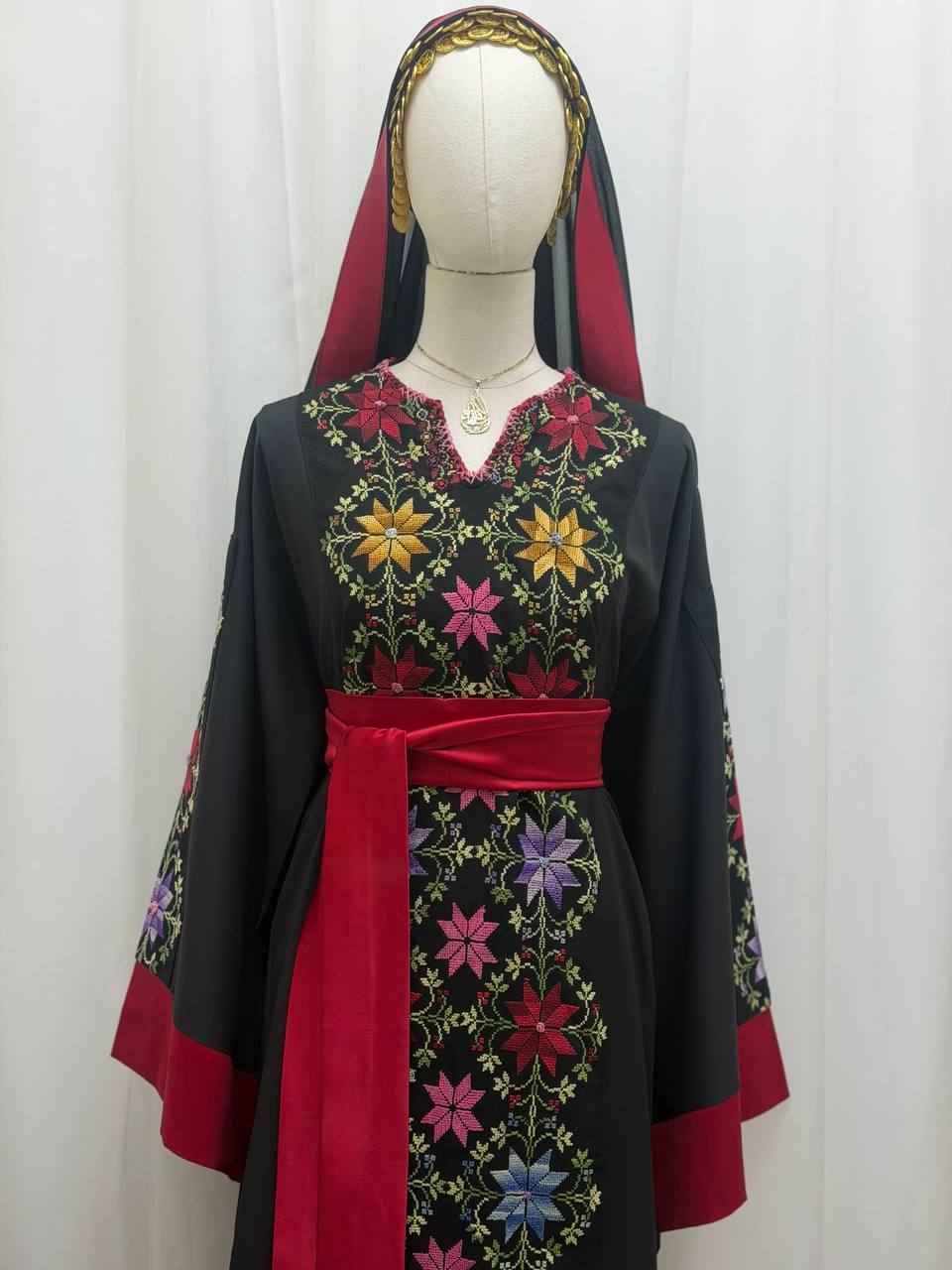 Rawabi Al-Quds Hand-Embroidered Thobe