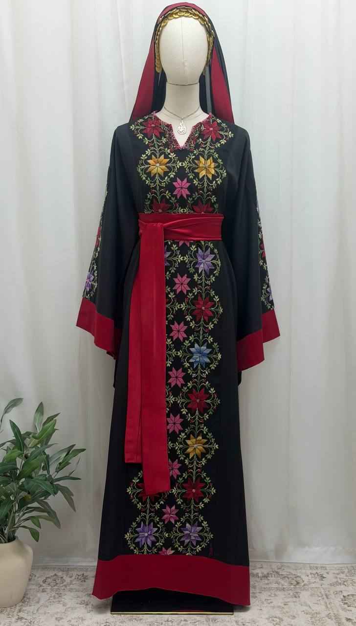 Rawabi Al-Quds Hand-Embroidered Thobe