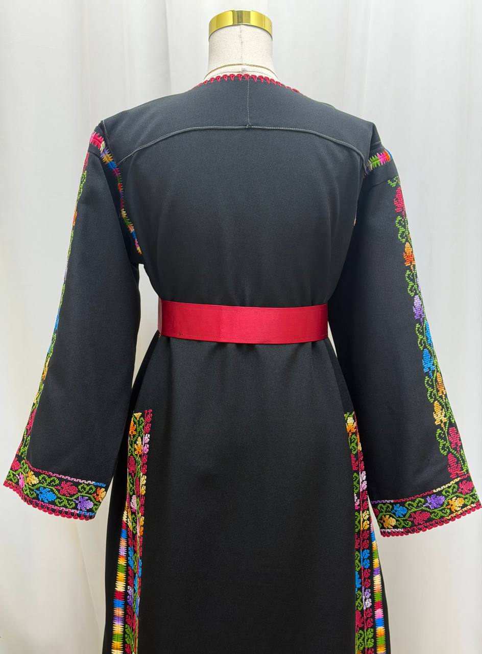 Thobe Alzytona | Heritage Rainbow Hand-Embroidered Thobe