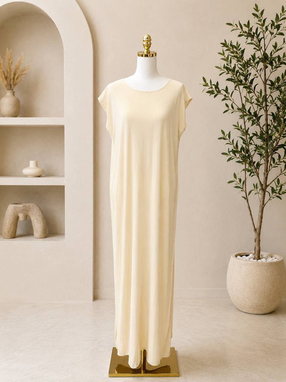 Essential Modest Slip Dress – Lycra Inner Dress