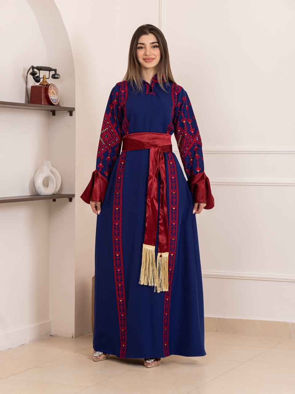 Thuraya Palestinian Embroidered Thobe