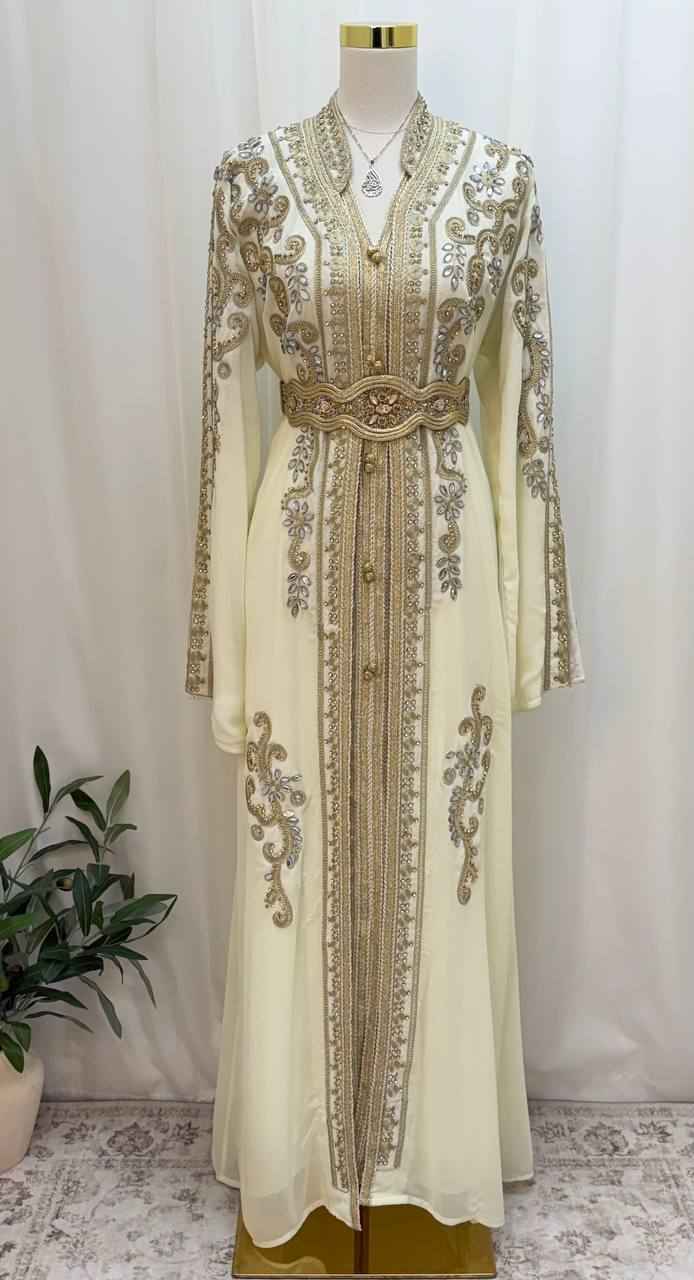 Andalus Pearl Moroccan Caftan