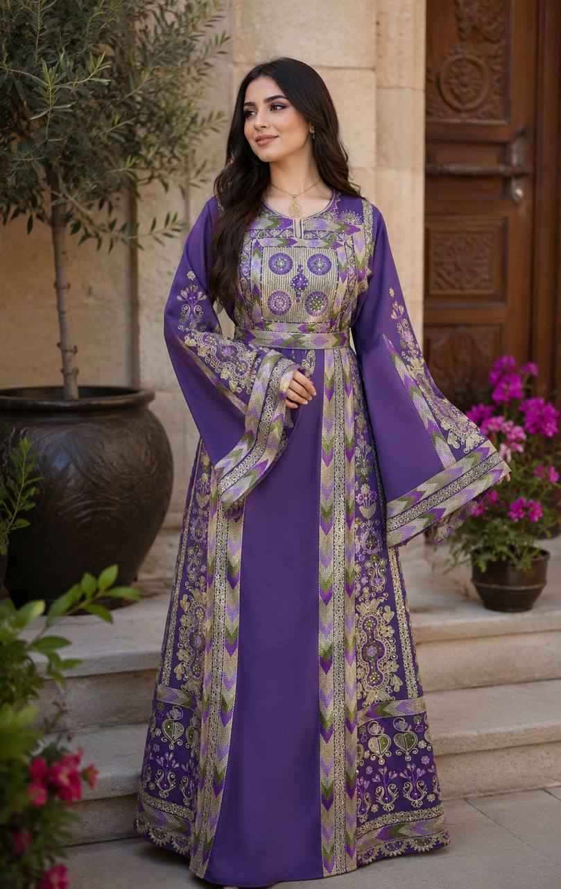 Zahra Embroidered Palestinian Thobe