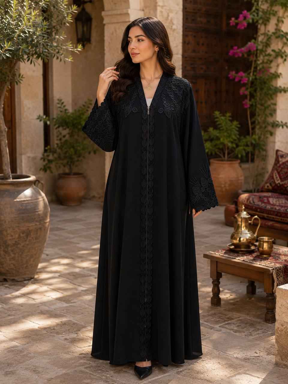 Butterfly Bloom Abaya