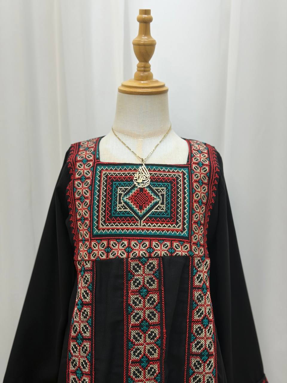 Bint Al-Khalil Embroidered Girls Abaya
