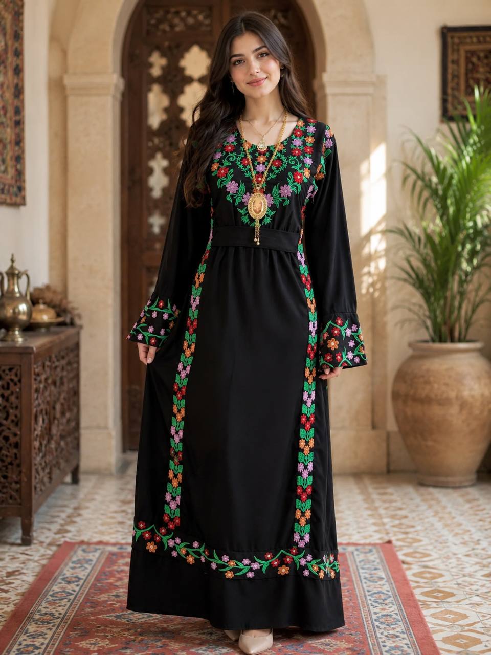 Iman Embroidered Abaya