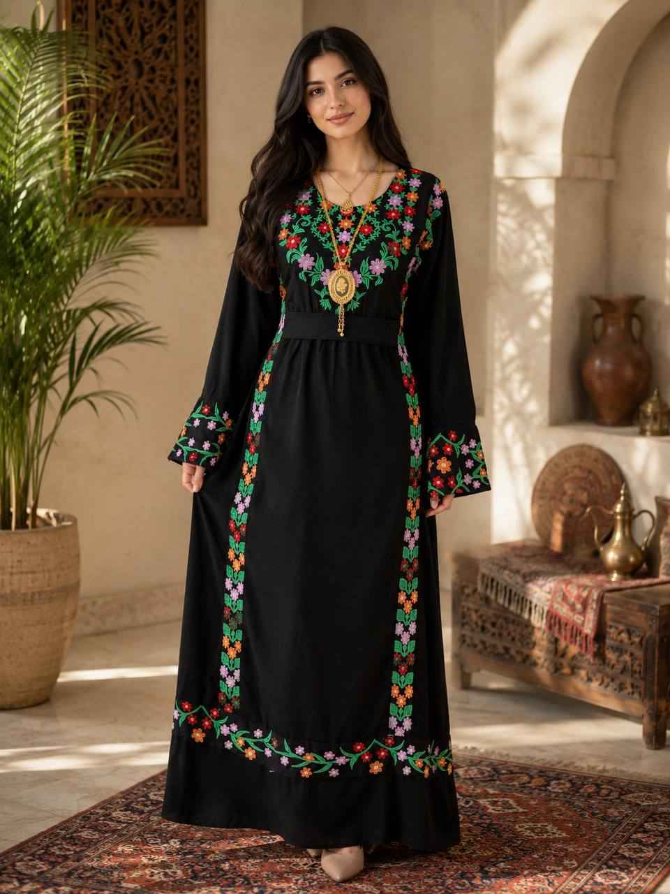 Iman Embroidered Abaya
