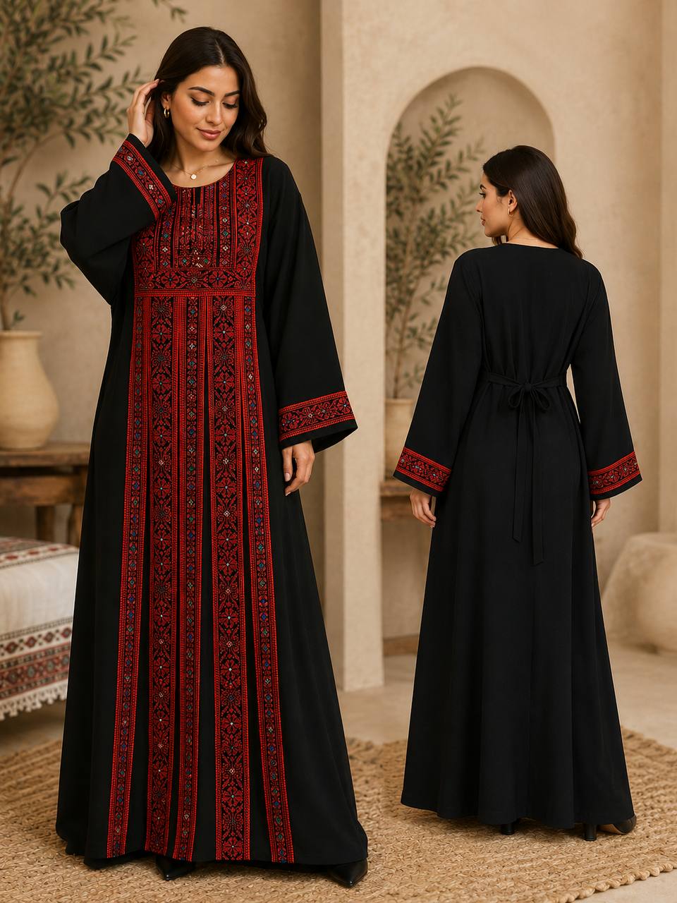 Salma Embroidered Palestinian Thobe