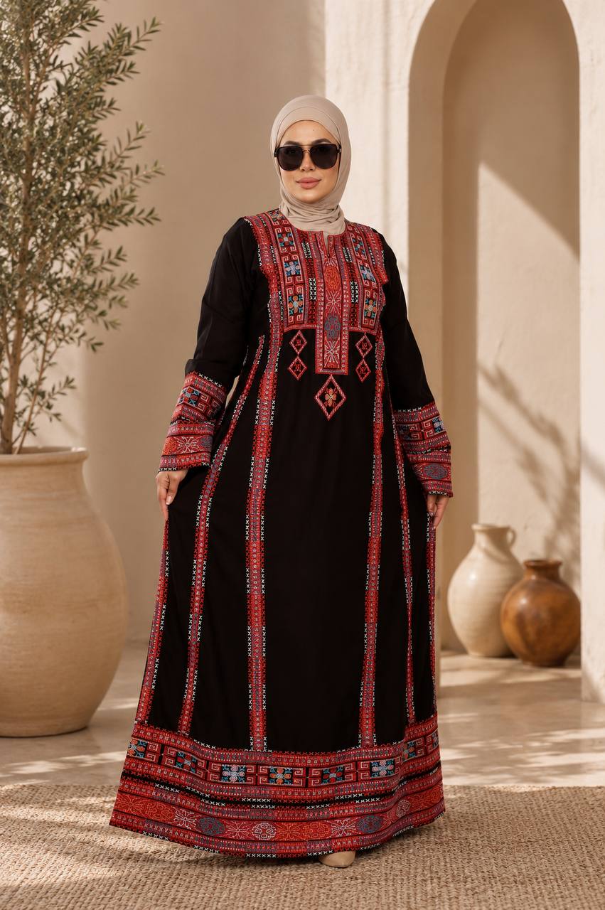 Subha Embroidered Abaya