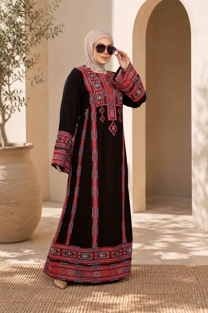 Subha Embroidered Abaya
