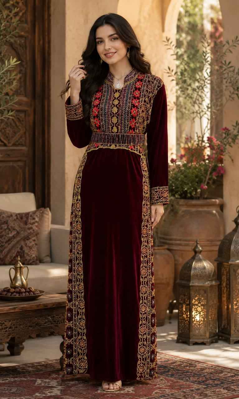 Layali Royale Velvet Thoub