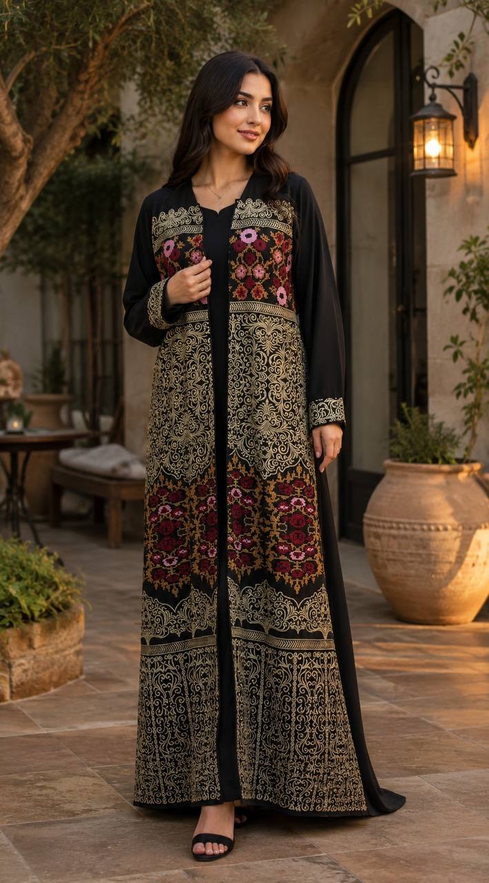 Jehan Open Abaya