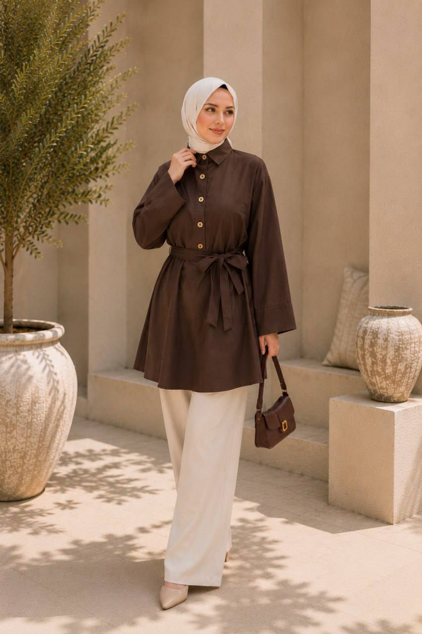 Lina Belted Shirt