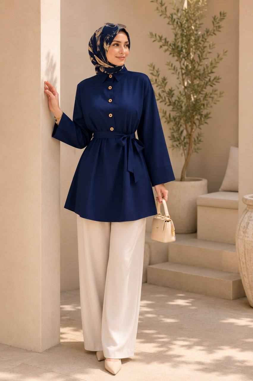Lina Belted Shirt