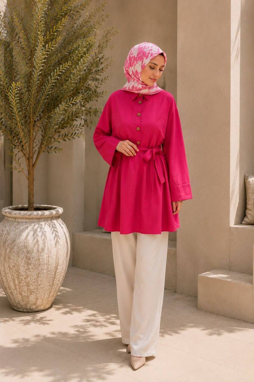 Lina Belted Shirt
