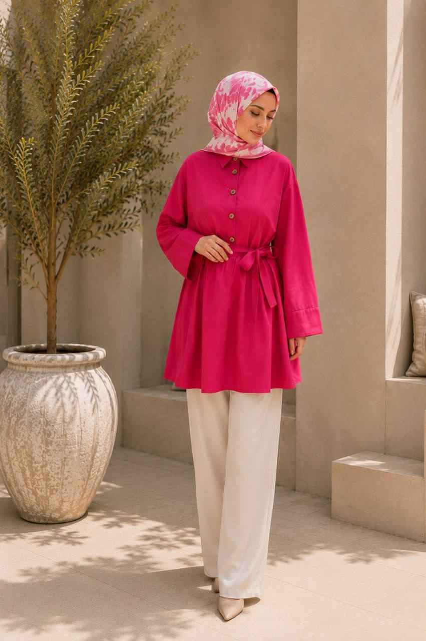 Lina Belted Shirt