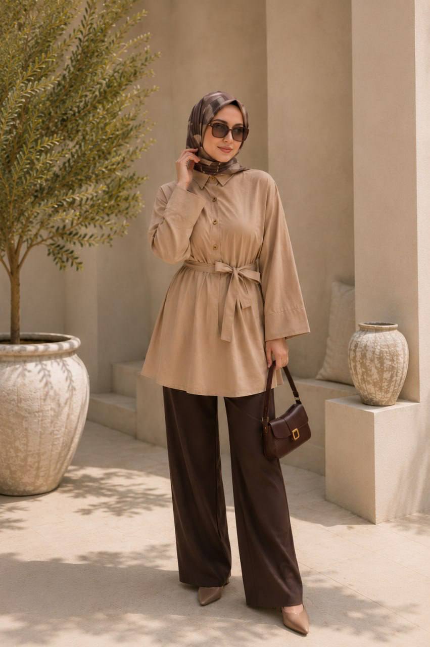 Lina Belted Shirt