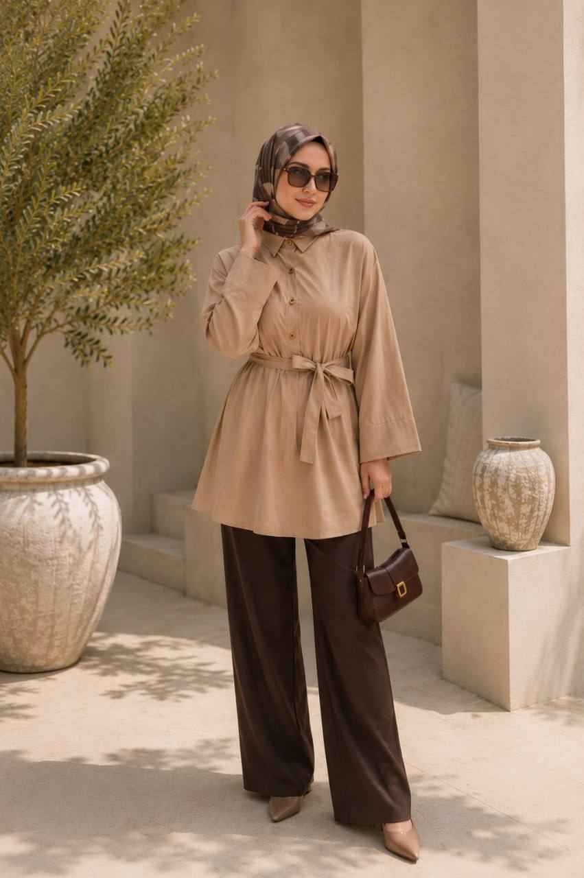 Lina Belted Shirt