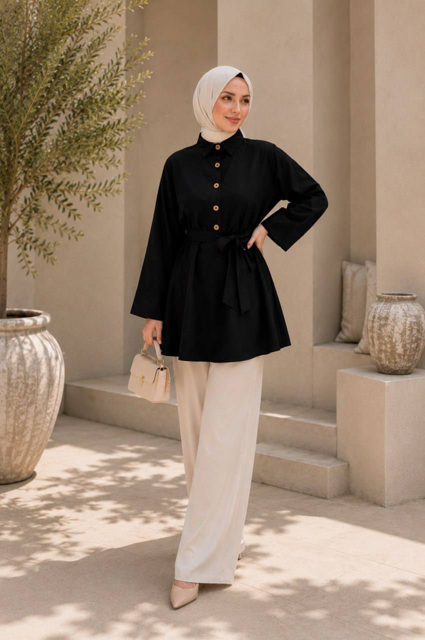 Lina Belted Shirt