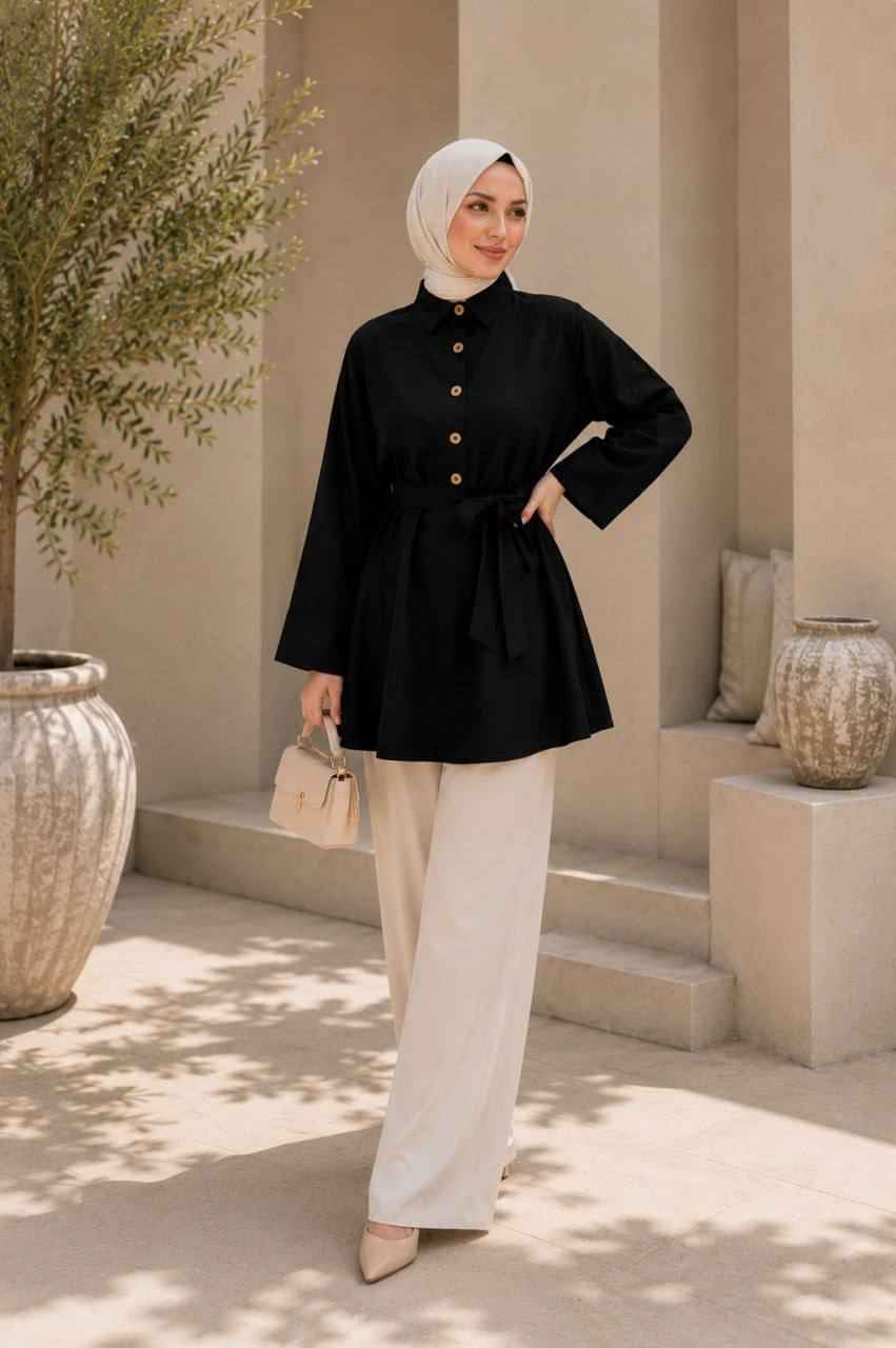Lina Belted Shirt