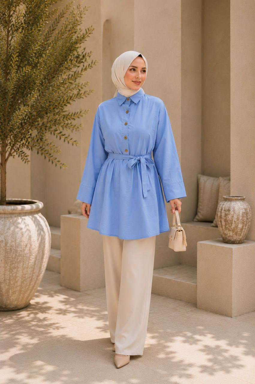 Lina Belted Shirt