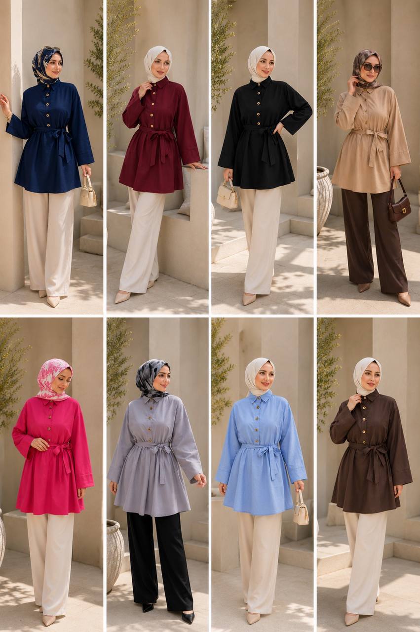 Lina Belted Shirt