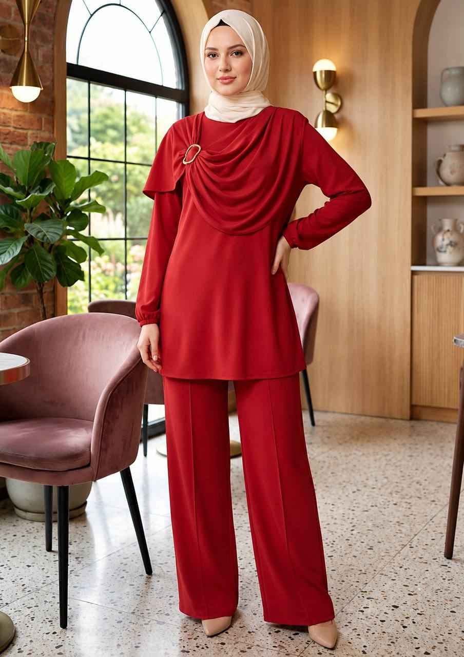 Layla Draped Elegance Suit